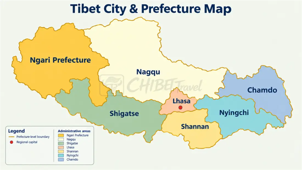 Tibet City Map