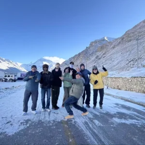 View on the Lhasa to Kathmandu overland route