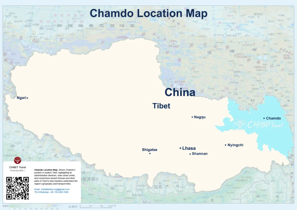 Chamdo Location Map
